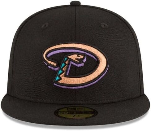 عصر جديد MLB 59FIFTY Arizona Diamondbacks 2001 World Series Black Cooperstown مجموعة أصلية مزودة بقبعة ميدانية in Kuwait