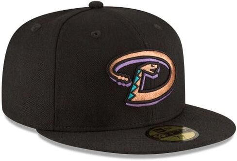 عصر جديد MLB 59FIFTY Arizona Diamondbacks 2001 World Series Black Cooperstown مجموعة أصلية مزودة بقبعة ميدانية in Kuwait