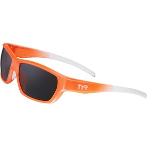 TYR Cortez Sport Wrap Polarized Rectangular Sunglasses