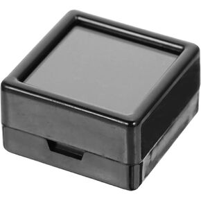 Cabilock 20Pcs Gemstone Display Box Jewelry Box Container with Clear Top Lids Challenge Coin Holder Frames Necklace Ring Box for Home Shop