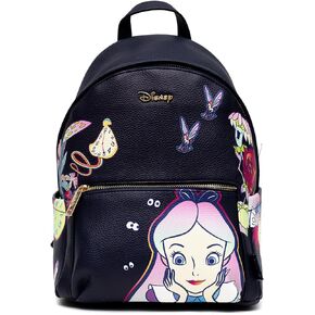 Wondapop Disney Alice in Wonderland 12" Vegan Leather Mini Backpack