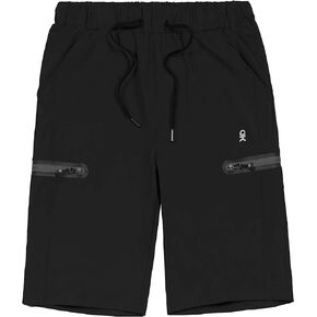Little Donkey Andy Men’s Ultra-Stretch Quick Dry Lightweight Bermuda Shorts Drawstring Zipper Pocket Hiking Travel Golf