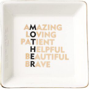 Gifts for Friend,Ceramic Ring Dish Jewelry Tray,Birthday Gifts for Friends,Bestie,BFF,Friendship Gifts,Christmas Thanksgiving Birthday Gift (Friends #3)