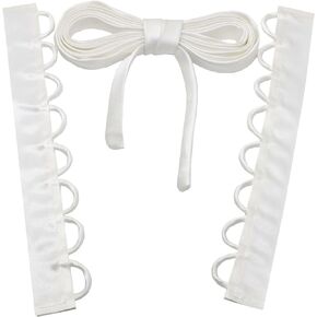 Corset Back Kit Replacement Adjustable Satin Wedding Dress Loops Lace Up for Prom Dress
