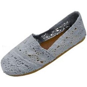 Shoes 18 Womens Canvas Crochet Slip on Shoes