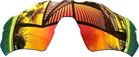 MYCOURAG 4 أزواج عدسات بديلة للنظارات الشمسية Oakley Radar EV XS Path OJ9001 - أسود صلب + تيتانيوم + أزرق ثلجي + أحمر ناري in Saudi Arabia