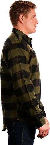 Burnside Men's Yarn-Dyed Long Sleeve Flannel Shirt in Kuwait