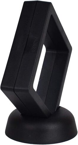 Bleiou 10 Pack 3D Floating Display Frame Stand Holder Coin Chip Jewelry Pin Display Stand Box (Black, 2.75 x 2.75 x 0.75 inch) in Saudi Arabia