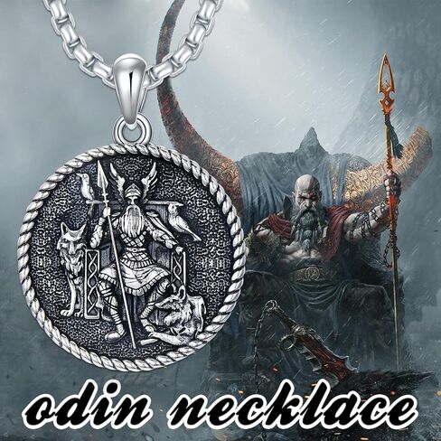 PROESS St Benedict/Crucifix/Satanic/Saint Anthony/Christopher/Michael/Lilith/Santa Muerte Necklace 925 Sterling Silver Amulet Medal Jewelry Amulet Christmas Gifts for Women Men in Kuwait