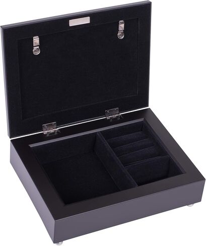 Love You to the Moon and Back Matte Black Jewelry Keepsake Box in Saudi Arabia