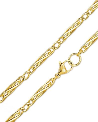 Cuban Link Chain For Men Stainless Steel Chain Necklace for Teen Boy Stainless Silver Rolo Cable Chain Necklaces Women Rope Chain Links Jewelry Unique Gifts for Birthday Valentine's Day in Saudi Arabia