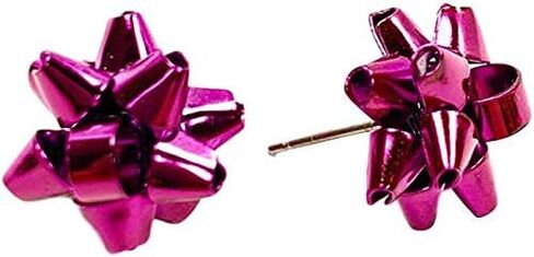 اقراط بفيونكة بورجوا من كيت سبيد باللون الزهري in Kuwait