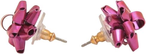 اقراط بفيونكة بورجوا من كيت سبيد باللون الزهري in Kuwait