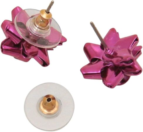 اقراط بفيونكة بورجوا من كيت سبيد باللون الزهري in Kuwait