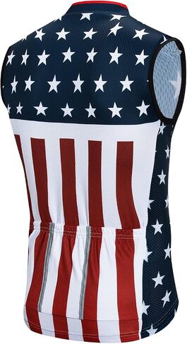 Cycling Jersey Men Sleeveless Bike Shirts Vest Bicycle Clothing Jacket Tight Reflective at Night in Saudi Arabia