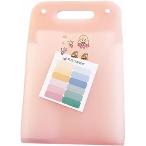 Accordion File Organizer with 13 Expanding Pockets - Portable Vertical Document Holder with Labels for Office, School, and Home Use (Blue)