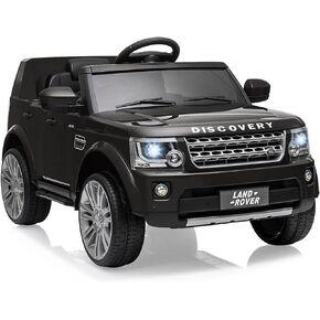 GAOMON Licensed Land Rover Ride on Car, 12V 4.5 MPH Ride on Toys for toddler 3-8, Kids Electric Car with Parent Remote Control, Music Player, MP3, LED Lights, Black