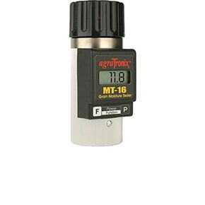 Agratronix MT-16 Portable Grain Moisture Tester with Digital Meter Display