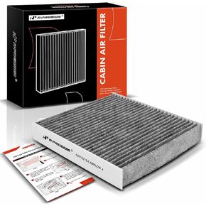 A-Premium Cabin Air Filter with Activated Carbon Compatible with Nissan Versa 2020-2023 1.6L, Kicks 2018-2023 1.6L, Replace# 278915RB0A, 278915RB0B