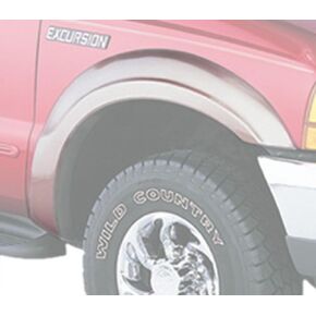 Bushwacker OE Style Factory Front & Rear Fender Flares | 4-Piece Set, Black, Smooth Finish | 20910-02 | Fits 2000-2005 Ford Excursion
