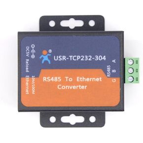 PUSR USR-TCP232-304 Serial RS485 to TCP/IP Ethernet Server Converter Module with Built-in Webpage DHCP/DNS Supported