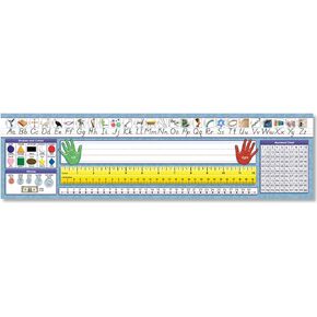 North Star Teacher Resource NST9003 Primary Traditional Manuscript Desk Plates, Pack of 36, Large