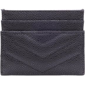 Womens Leather Card Holder Wallet | Slim Luxury Vegan Leather Compact Wallet | Thin Designer Quality Leather Credit Card Minimalist Wallet for Women (Baby Blue)