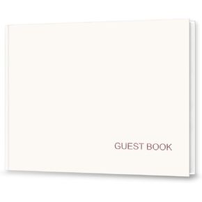 كتاب ضيوف حفل الزفاف الجميل من CalenDream، كتاب تسجيل الدخول مقاس 17.78 سم × 22.86 سم، ورق سميك 120 جرام في المتر المربع، غطاء أنيق مزين بحروف من رقائق الذهب لحفلات الزفاف وحفلات استقبال المولود الجديد وأعياد الميلاد