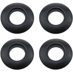 Meuey Lyot Kayak Paddle Drip Rings Kayak Paddle Shafts with Black Rubber Paddle Drip Rings - 4 PCS