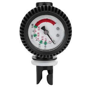 Inflatable Boat Air Pressure Gauge, PVC and Gel Gauge with 0-5 PSI Measuring Range Compatible with 6 Hole and 8 Hole Valve for Kayak Boat Surfboard Bed