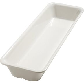 Carlisle FoodService Products 5552837 Balsam Melamine Half-Size Long Food Pan, Bavarian Cream