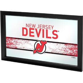 Trademark Gameroom NHL New Jersey Devils Framed Logo Mirror