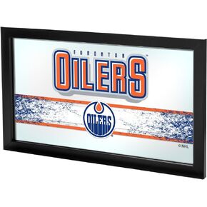 Trademark Gameroom NHL Edmonton Oilers Framed Logo Mirror