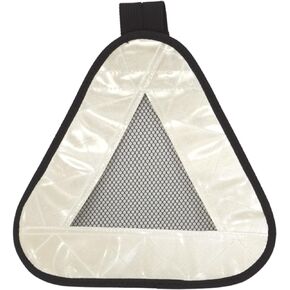 Vincita Reflective Yield Symbol with Velcro Strap - High Visibility for Safety at Night - Safety Reflector for Bike Rack, Backpack, Car Rack - Bicycle Reflective Accessories