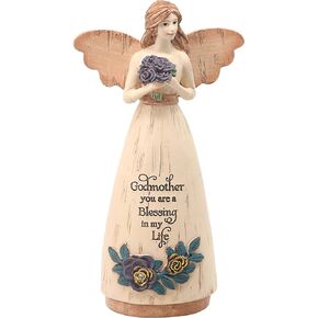 Pavilion Gift Company 41071 Godmother with Sentiment Angel Figurine, 6"