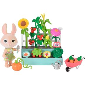 Time to Garden, Complete Set with Miniature Doll Figure, 16 Pieces , Ages 3+
