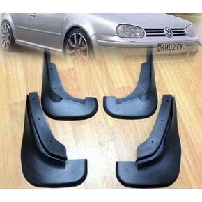 4PCS Mud Flaps Splash Guard Mudguard Fit For 1998 1999 2000 2001 2002 2003 2004 2005 VW GOLF MK4 JETTA A4 BORA