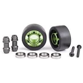 Traxxas X-Maxx/XRT Wheelie Bar Wheels Green TRA7775G