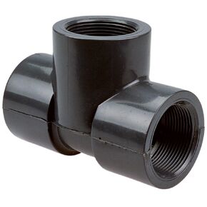 NIBCO U451233 1/2 THD TEE PVC 80