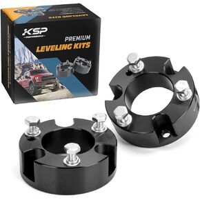 KSP Ranger Leveling Lift Kits, 2.5inch Front Strut Spacer Compatible with Ford Ranger 2WD 4WD 2019-2022, Forged Aircraft Aluminum Suspension Level Kits Raise 2.5" on Pickup with 255/265/285 Tires
