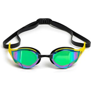 ARENA Unisex Cobra Edge Swipe Anti-Fog Racing Swim Goggles for Men and Women Polycarbonate Mirror/Non-Mirror Lens