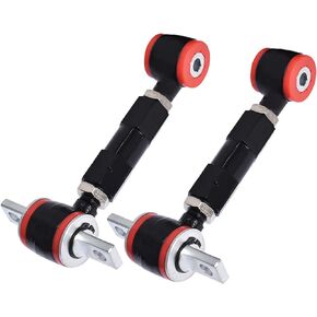 2-Pack Black Adjustable Racing Rear Suspension Camber Control Arms Kit Replacement for 1998-2000 Civic/1990-2001 Integra