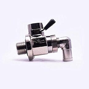 EZ-111(14mm-1.25) EZ Oil Drain Valve with removable L-Shape Hose End Combo