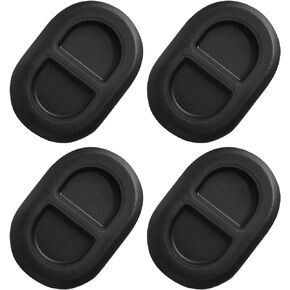 for Jeep Wrangler & Gladiator Floor Pan Drain Plug - Durable Rubber Body Plug, Water Drain Cover for JK JL JT Rubicon Sahara Sport - Easy No-Tool Installation