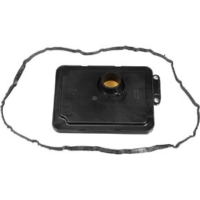 X AUTOHAUX 46321-3B600 463213B600 Car Transmission Filter Oil Pan Gasket Set for Hyundai Accent 2012-2017 for Hyundai Elantra 2011-2016 Plastic Black