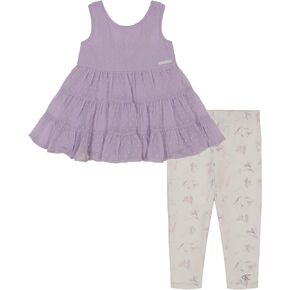Calvin Klein Baby Girls 2 Piece Tunic Capri SetCalvin Klein 2 Piece Tunic Capri Set