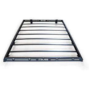 Full-Length Roof Rack for 2007-2018 Jeep Wrangler JK 4-Door | Mount Roof Top Tent | Bolt-On Installation | Multiple Tie Down Points | 300 lb Capacity | Multiple Accessories | DV8 Offroad