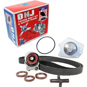 DNJ TBK143WP Timing Belt Kit with Water Pump/For 1998-2004 / Chrysler, Dodge, Plymouth / 300M, Concorde, Intrepid, LHS, Prowler / 3.2L, 3.5L / SOHC / V6 / 24V / EGW/VIN G, VIN K, VIN M