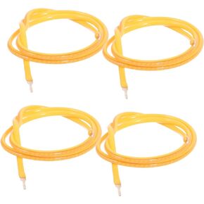 jojofuny 4pcs Led Filament 300mm Bulb Light Filament Accessories Bulb Accessory Bulb Flexible Filament Bulb Light Accessories Retro Bulb Led Filament Repair