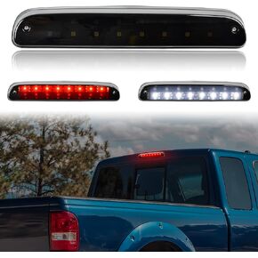 KEWISAUTO LED 3rd Brake Light for Ford, Rear Center High Mount Stop Light Third Brake Lamp for Ford F250 F350 F450 F550 1999-2016 / Ranger 1993-2011 / Explorer 2001-2005 Accessories (Smoke Lens)